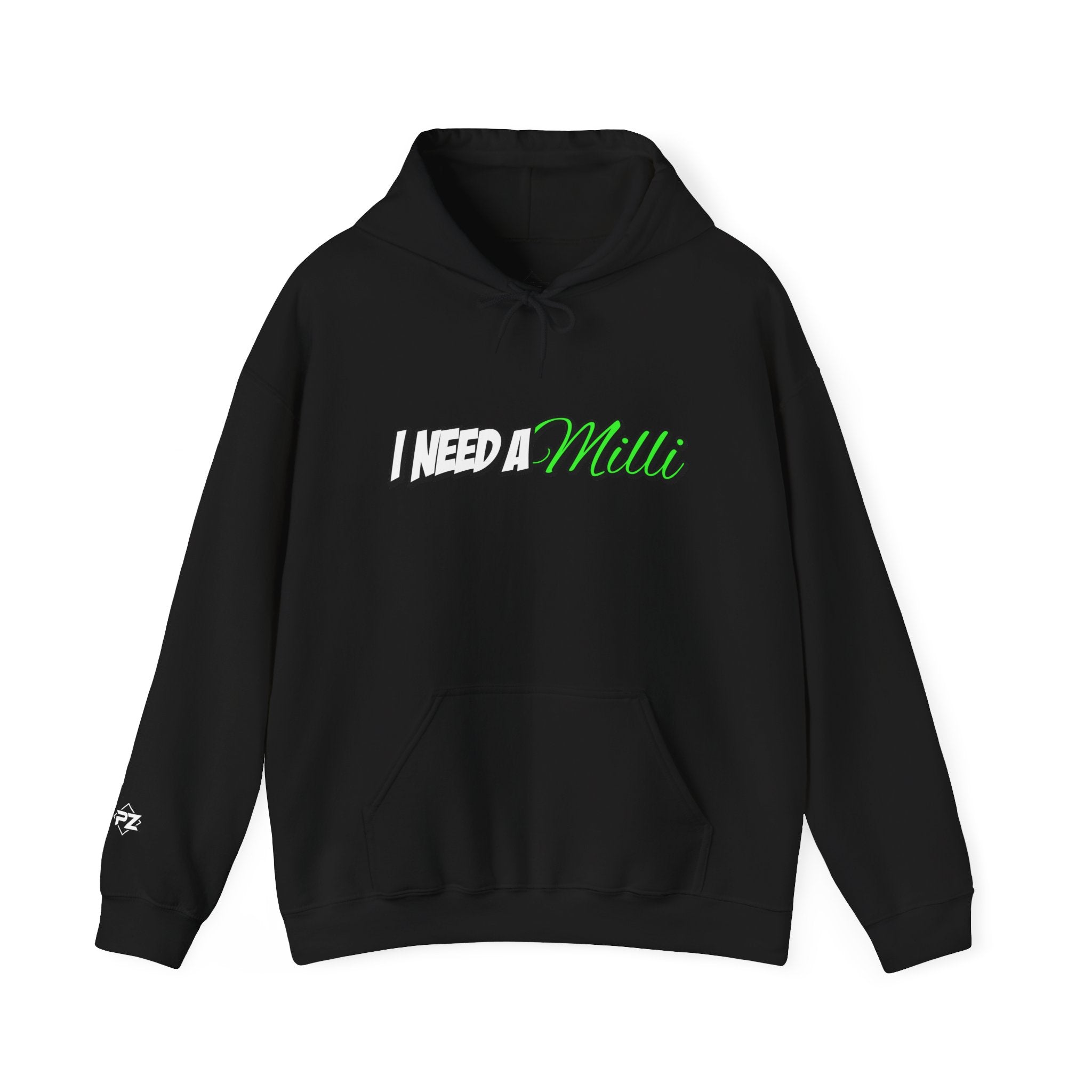 "I Need A Milli" Hoodie - Black